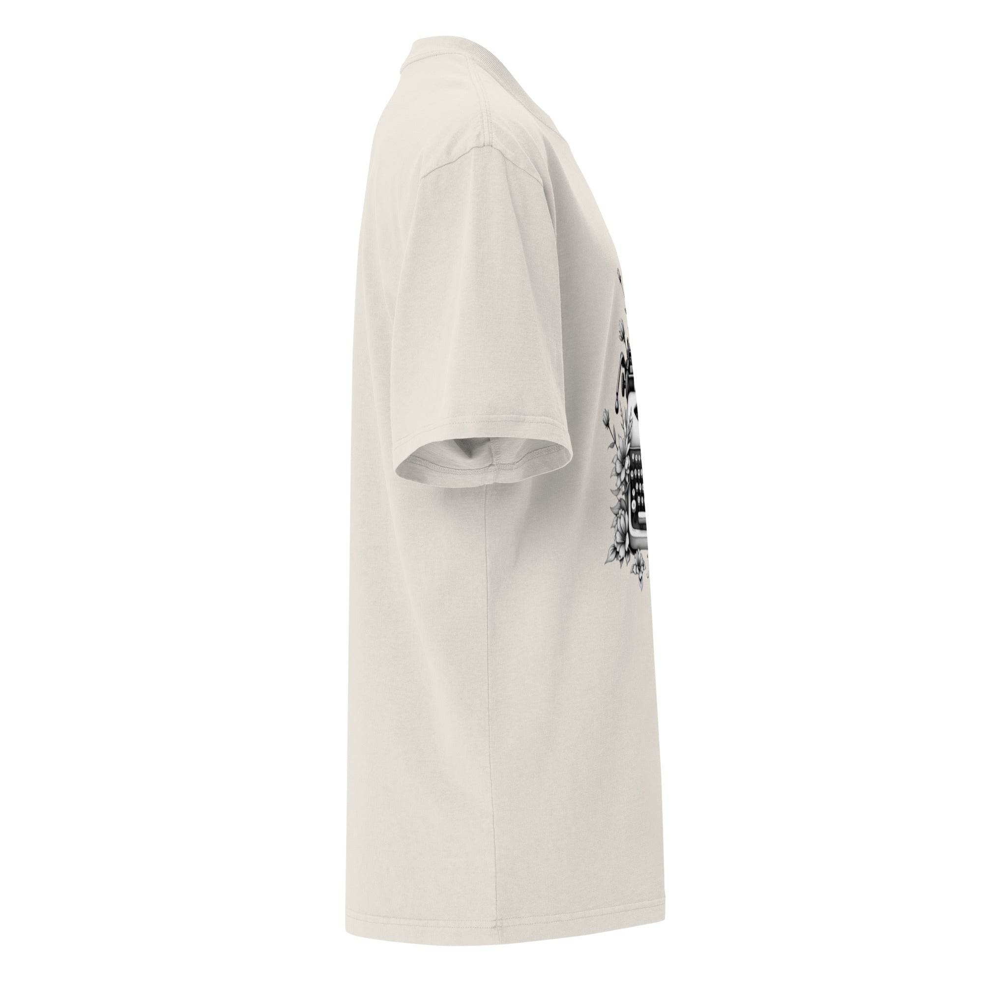 Oversized t-shirt - Typewriter - Stay Covered