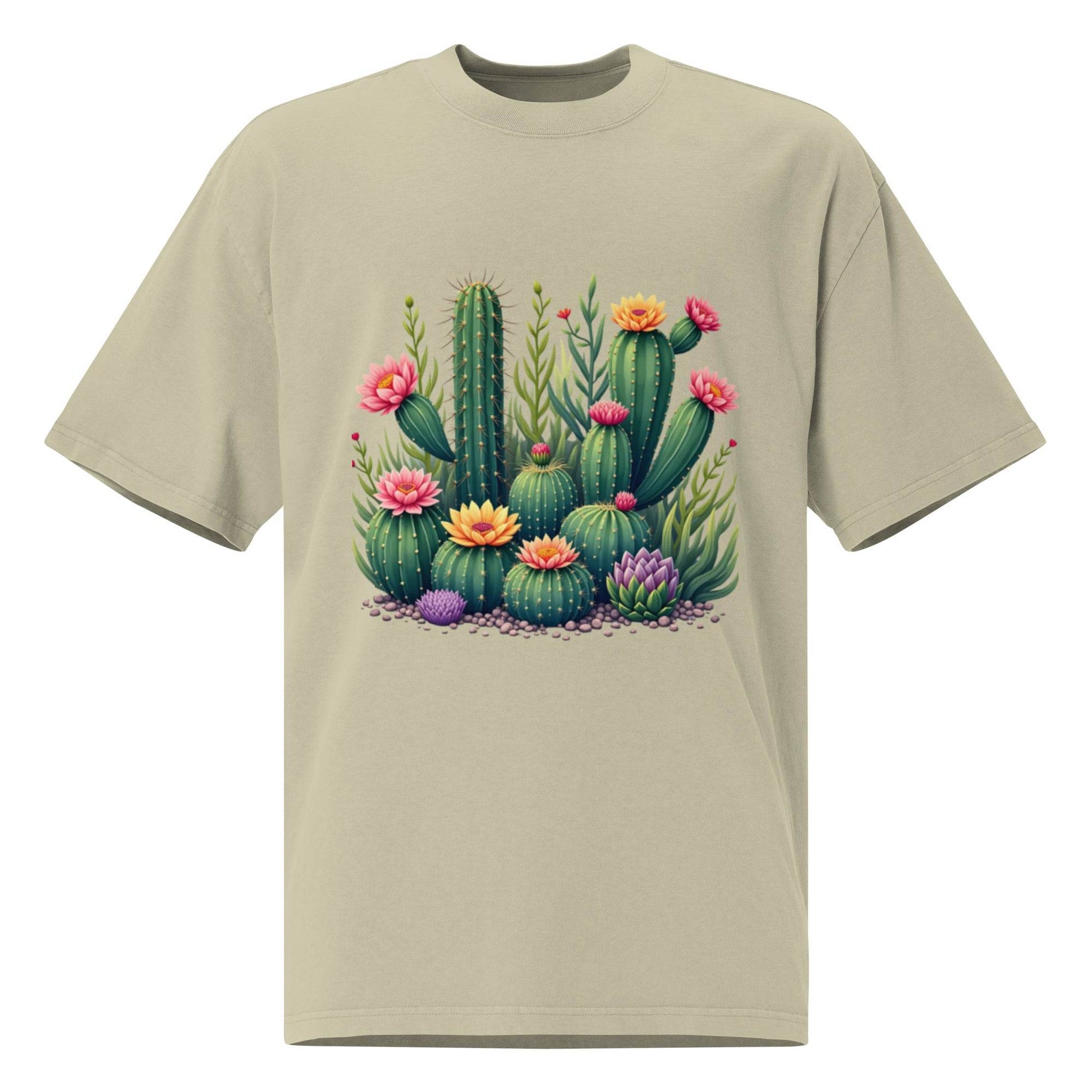 Oversized t-shirt - Cactus Paradise - Stay Covered
