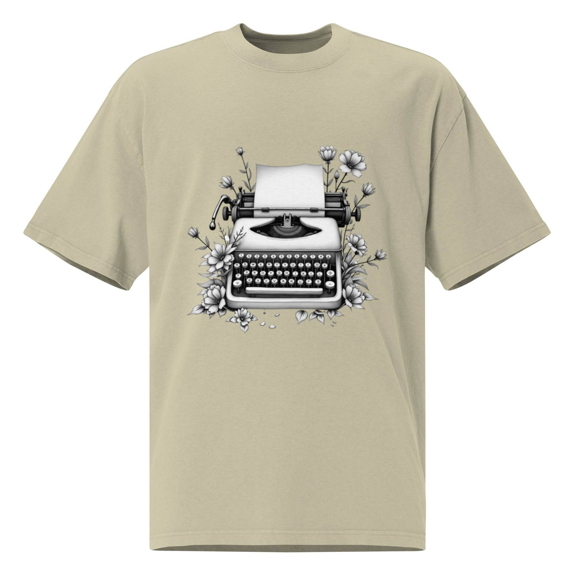 Oversized t-shirt - Typewriter - Stay Covered