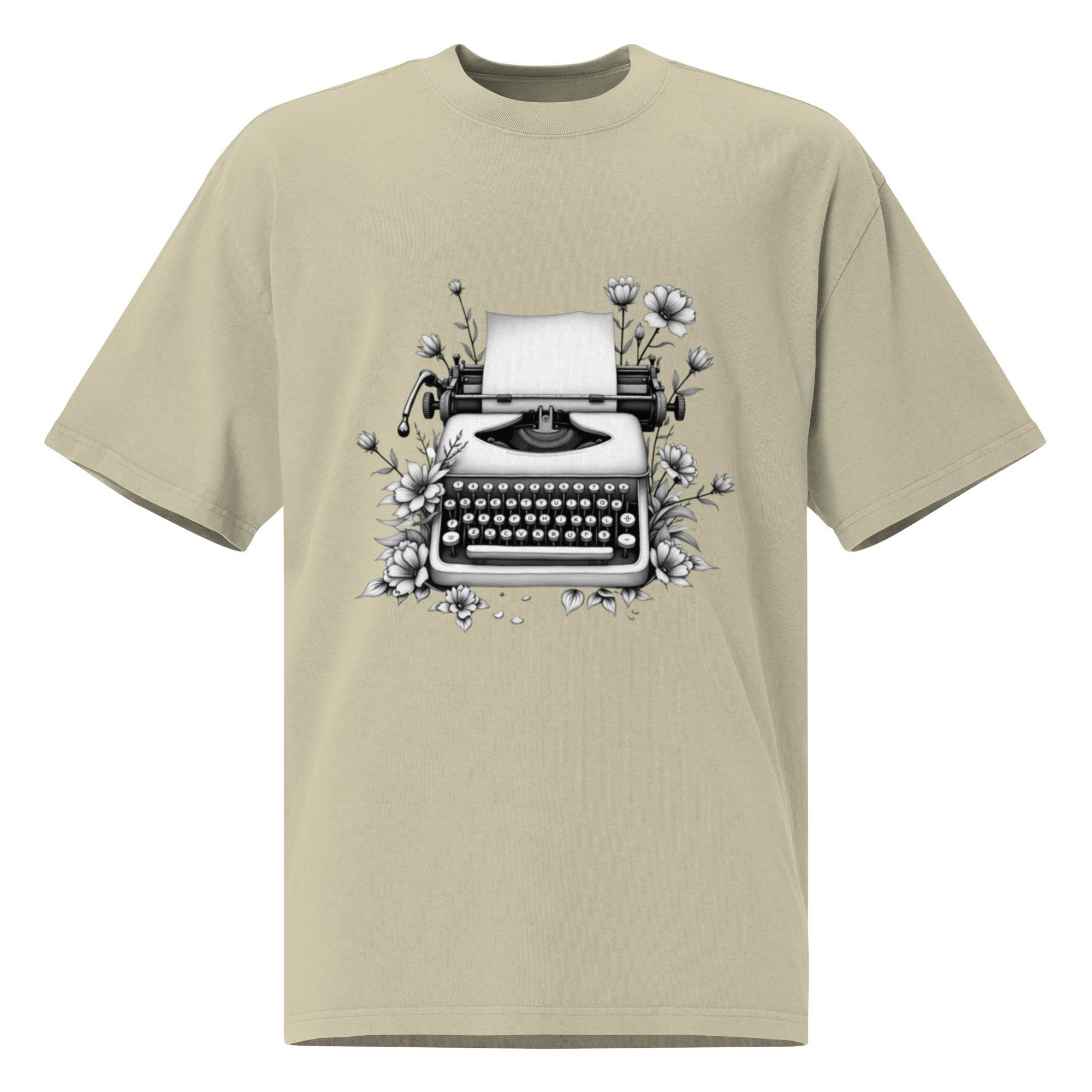 Oversized t-shirt - Typewriter - Stay Covered