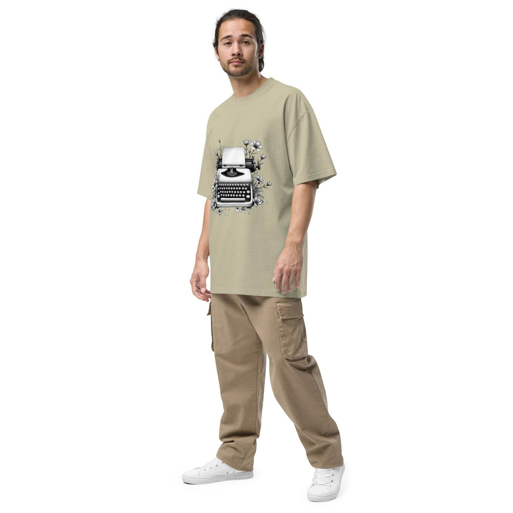 Oversized t-shirt - Typewriter - Stay Covered
