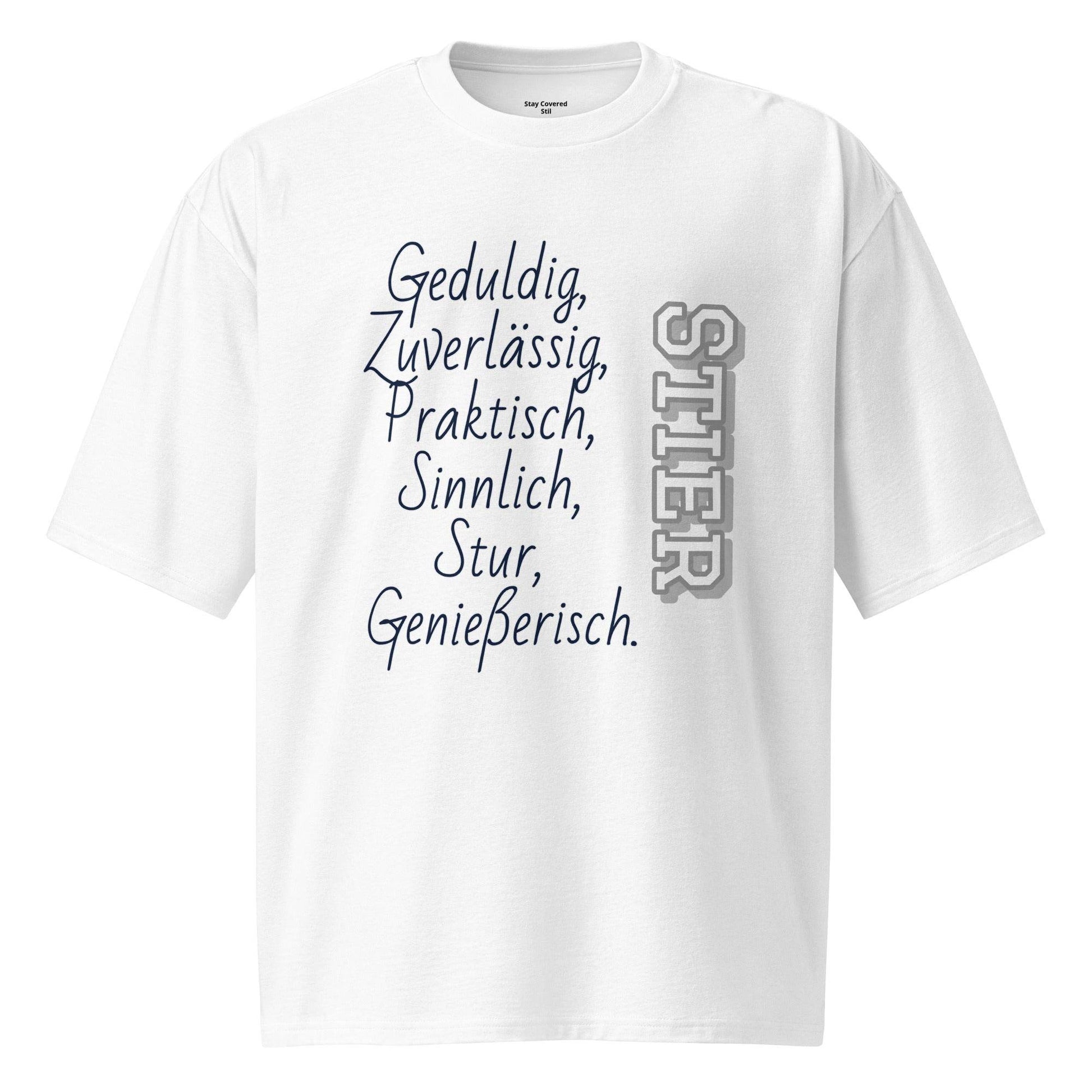 Oversized Zodiac T-Shirt - Stay Covered