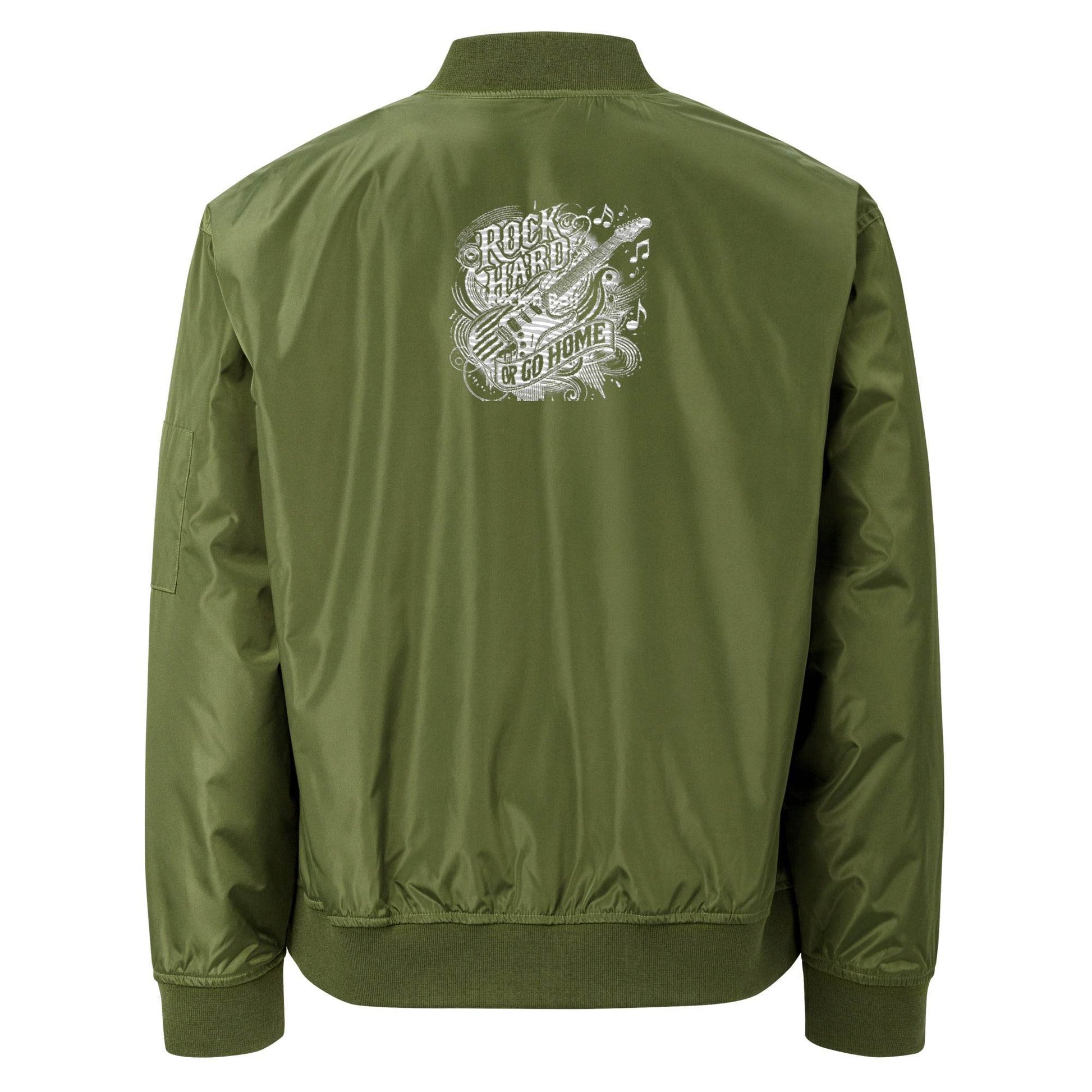 Bomber Jacket - Rock Hard or Go Home - Stay Covered