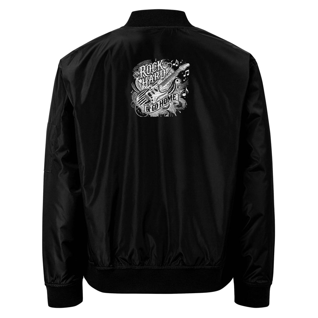 Bomber Jacket - Rock Hard or Go Home - Stay Covered