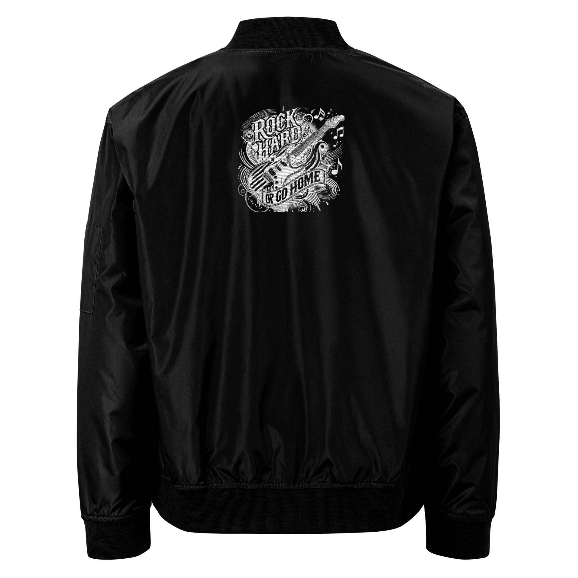 Bomber Jacket - Rock Hard or Go Home - Stay Covered