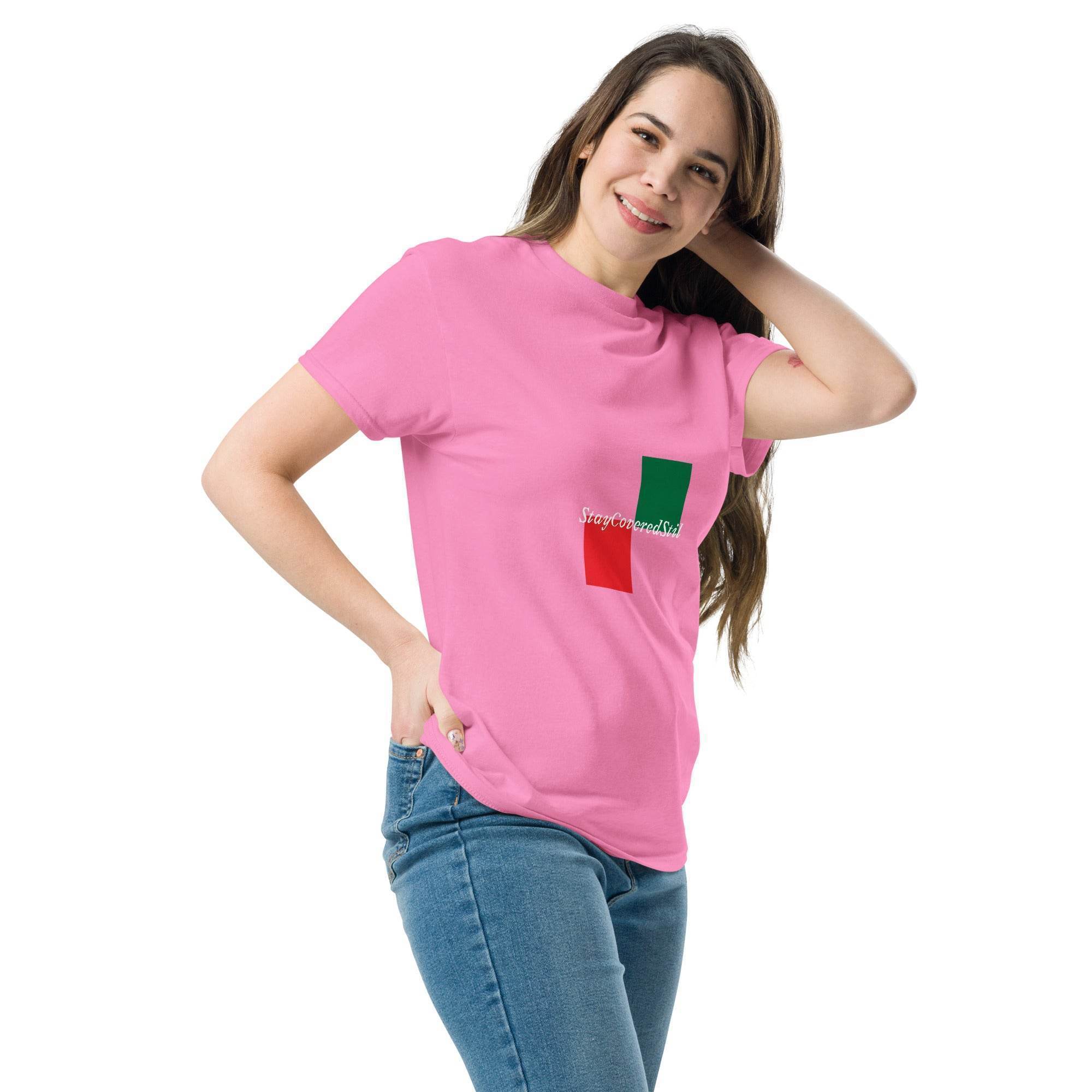 Klassisches Unisex T-Shirt - Stay Covered Stil - Stay Covered