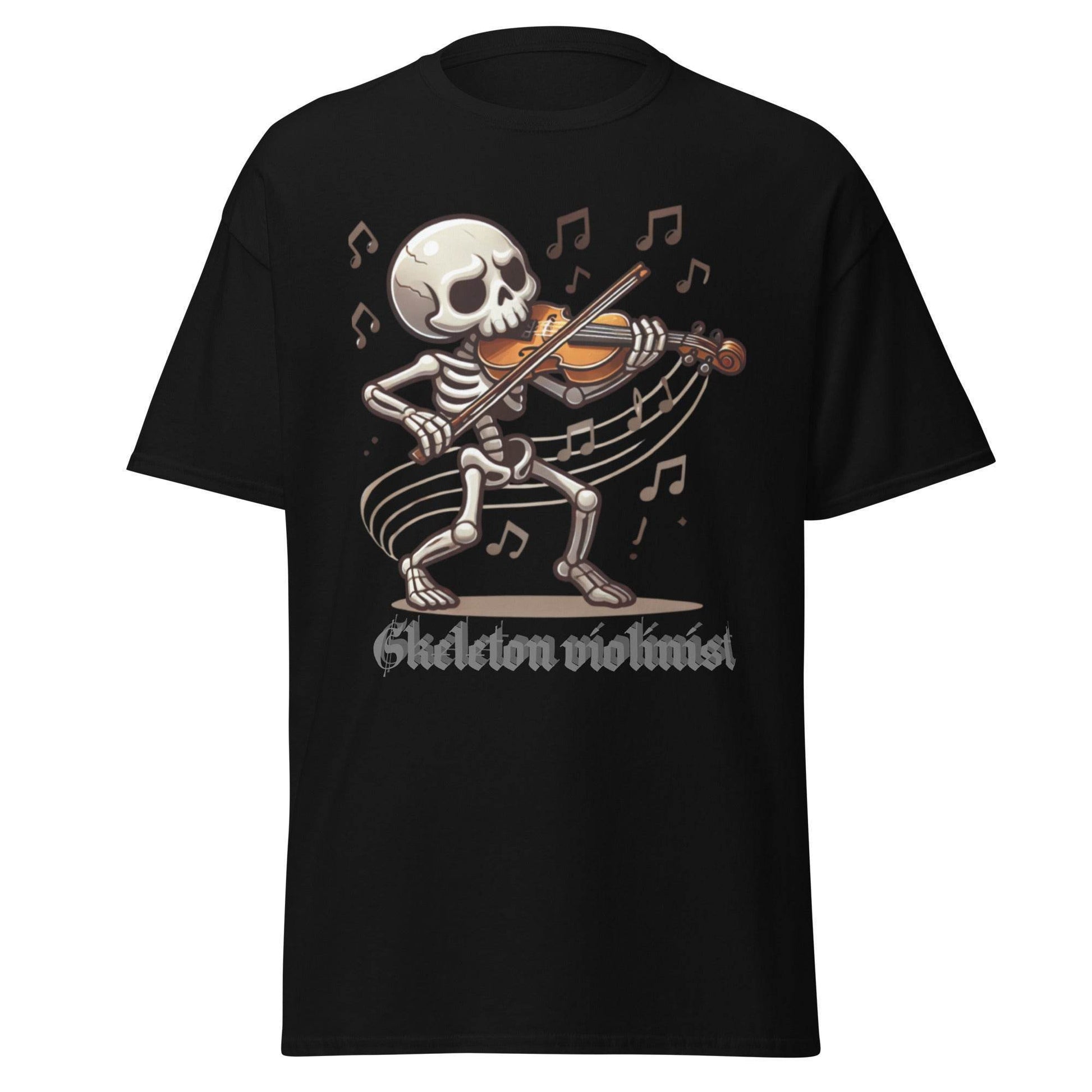 T-Shirt Unisex classic - Skeleton violinist - Stay Covered