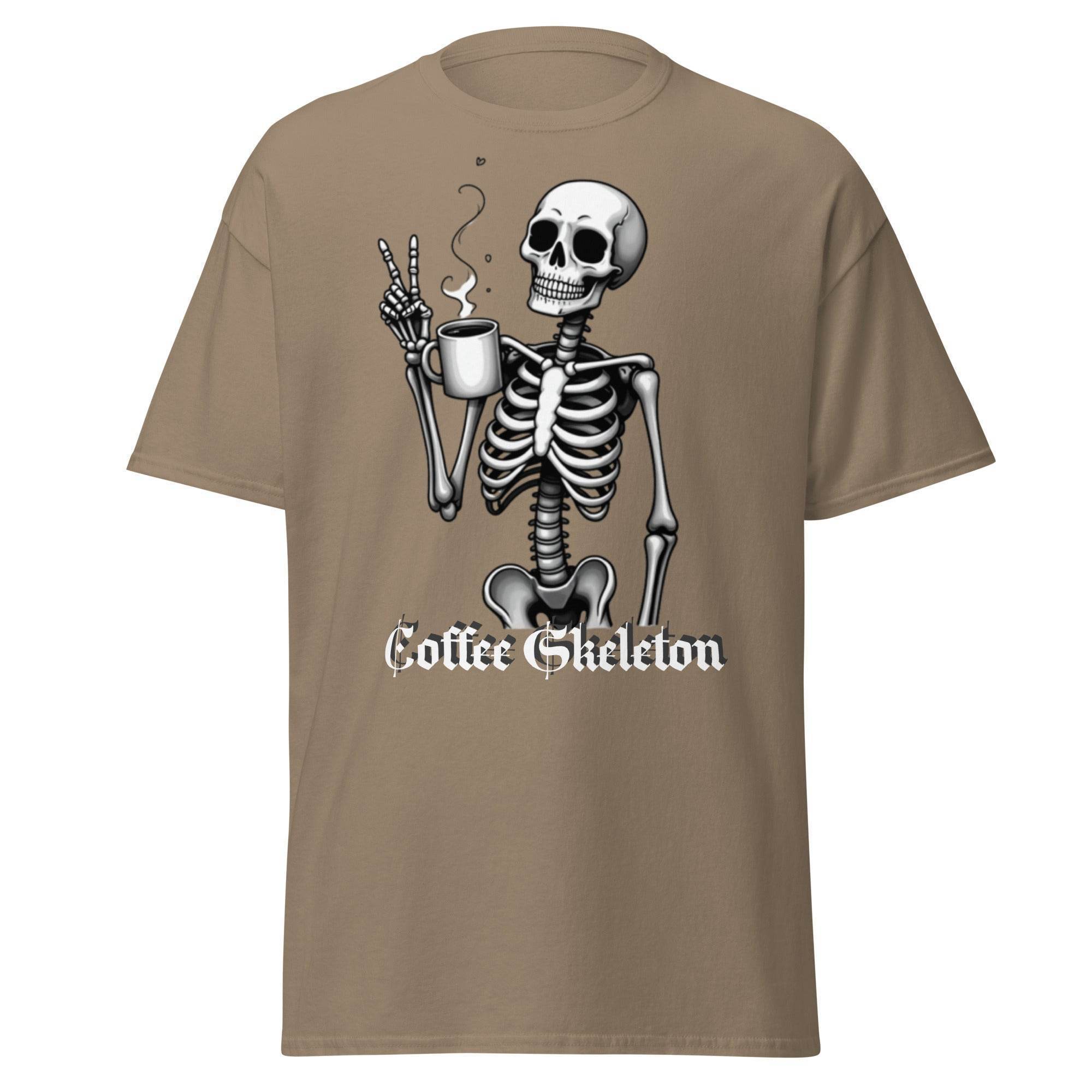 T-Shirt Unisex classic - Coffee Skeleton - Stay Covered