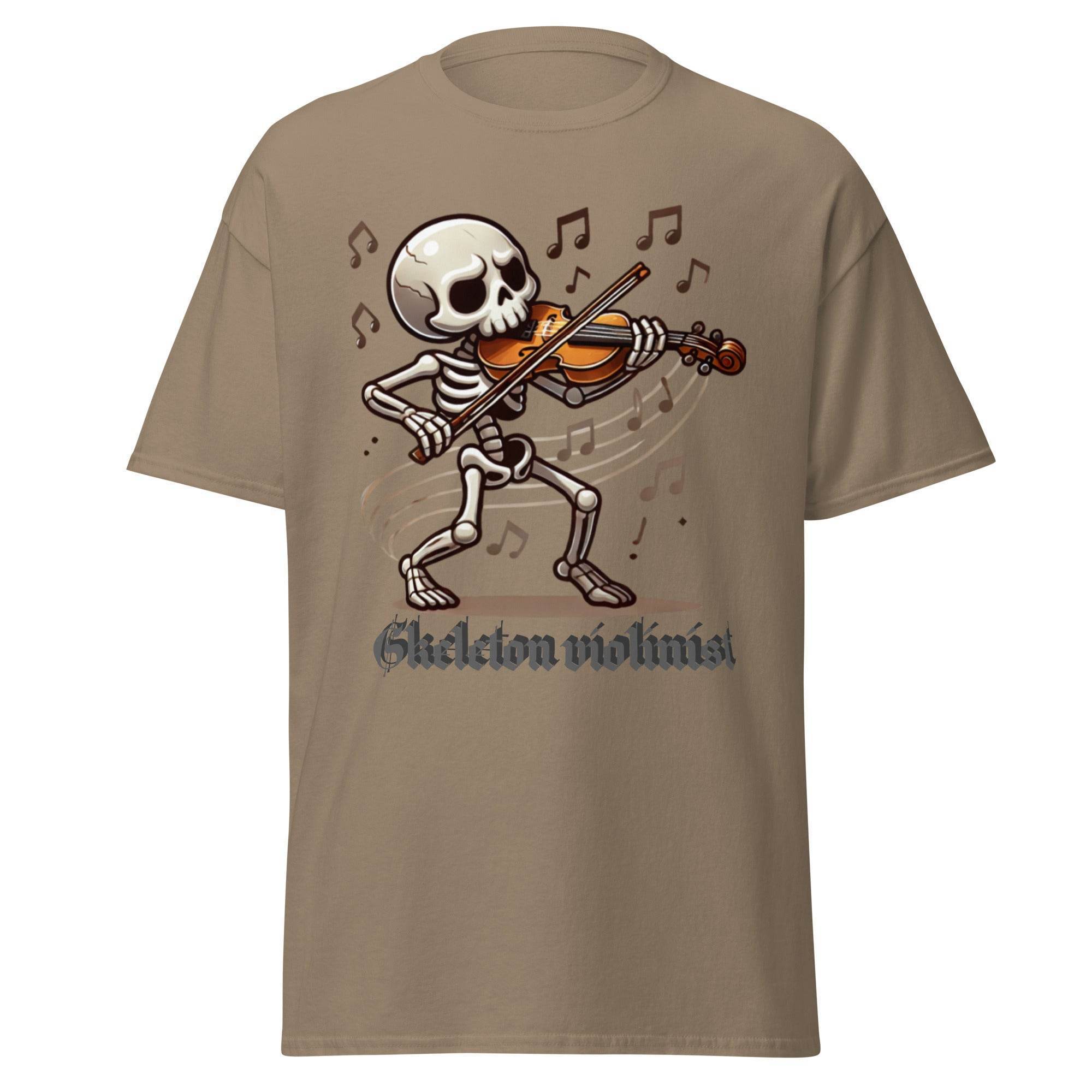 T-Shirt Unisex classic - Skeleton violinist - Stay Covered