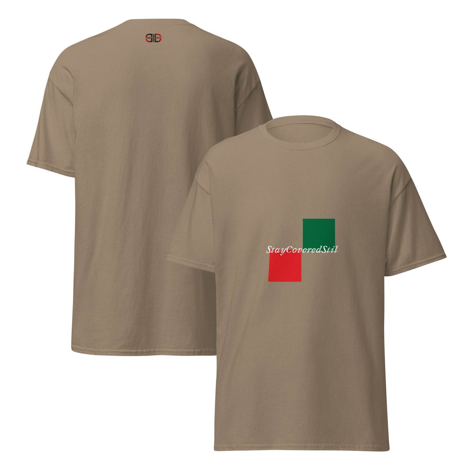 Klassisches Unisex T-Shirt - Stay Covered Stil - Stay Covered