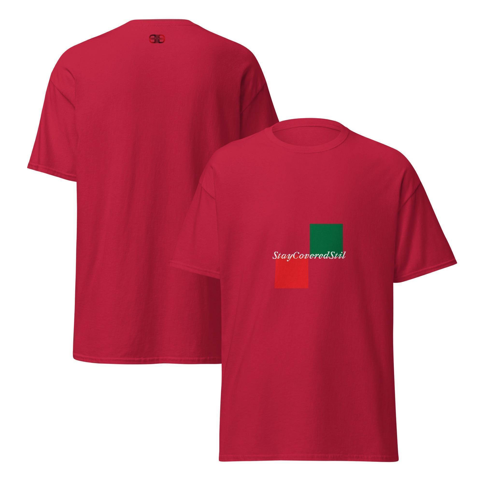 Klassisches Unisex T-Shirt - Stay Covered Stil - Stay Covered