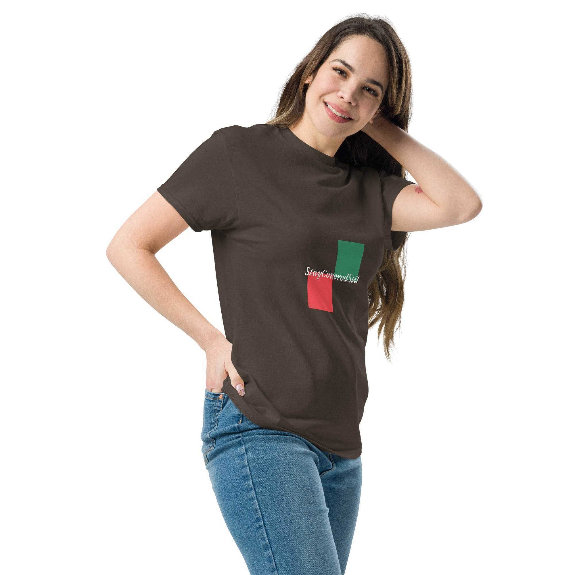 Klassisches Unisex T-Shirt - Stay Covered Stil - Stay Covered