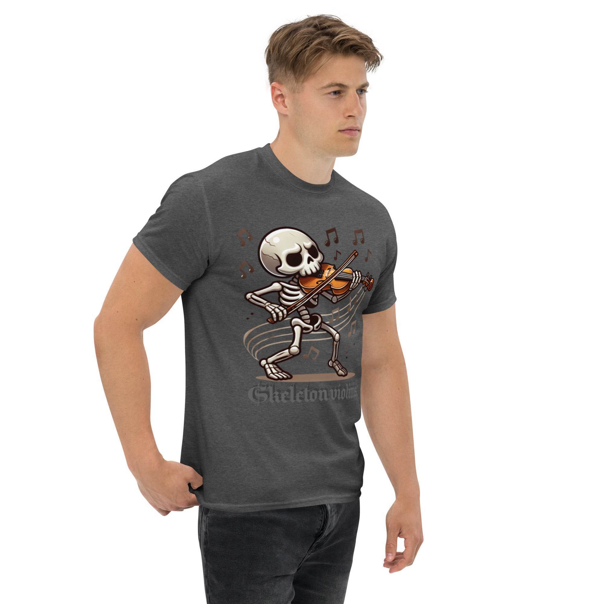T-Shirt Unisex classic - Skeleton violinist - Stay Covered
