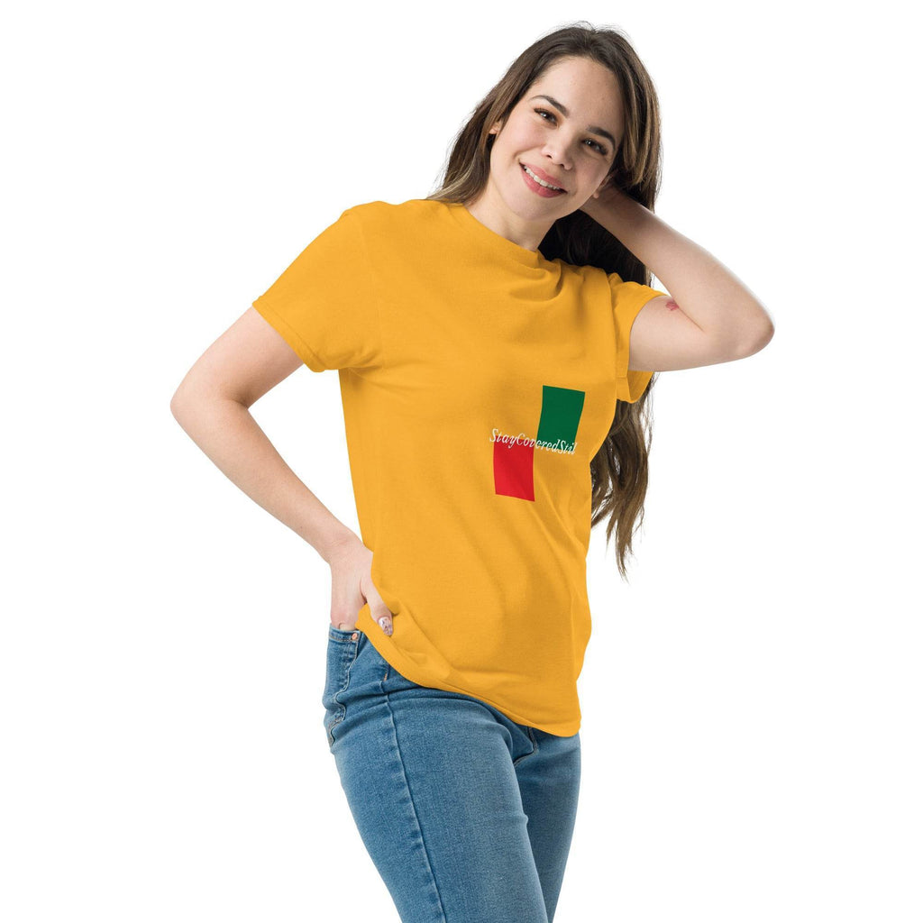Klassisches Unisex T-Shirt - Stay Covered Stil - Stay Covered