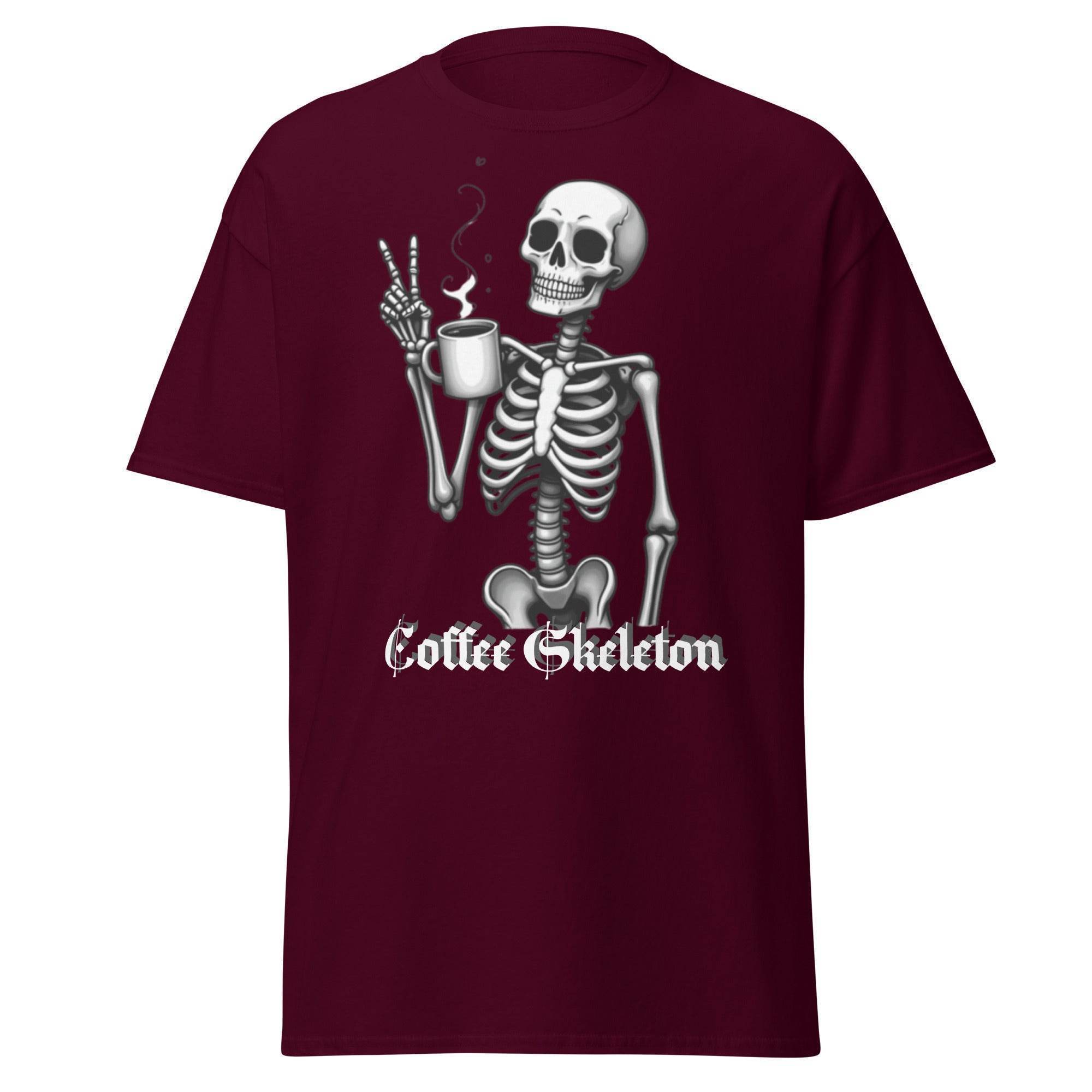 T-Shirt Unisex classic - Coffee Skeleton - Stay Covered