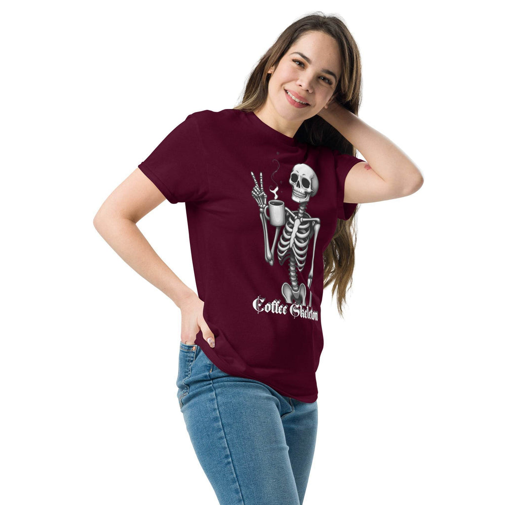 T-Shirt Unisex classic - Coffee Skeleton - Stay Covered