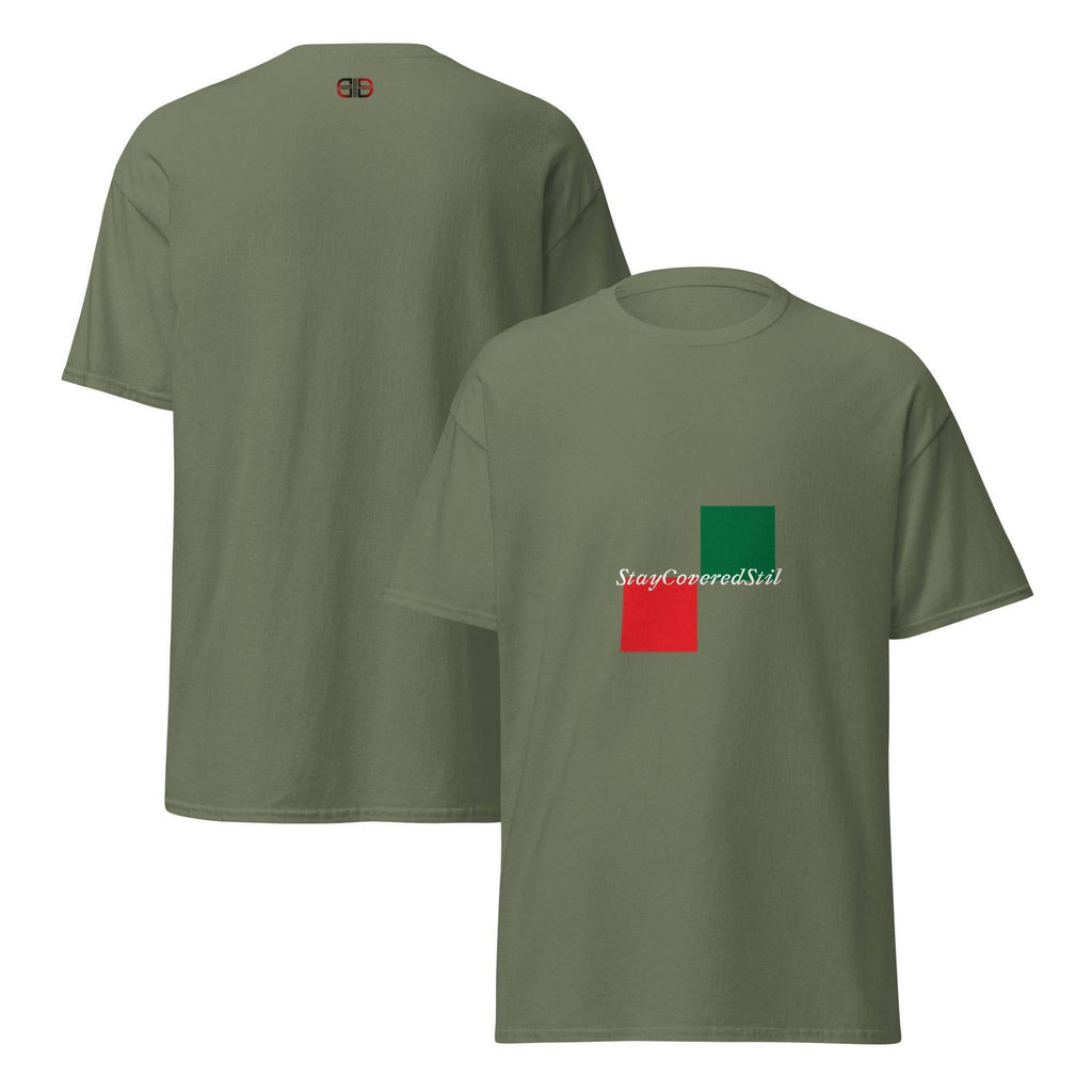 Klassisches Unisex T-Shirt - Stay Covered Stil - Stay Covered