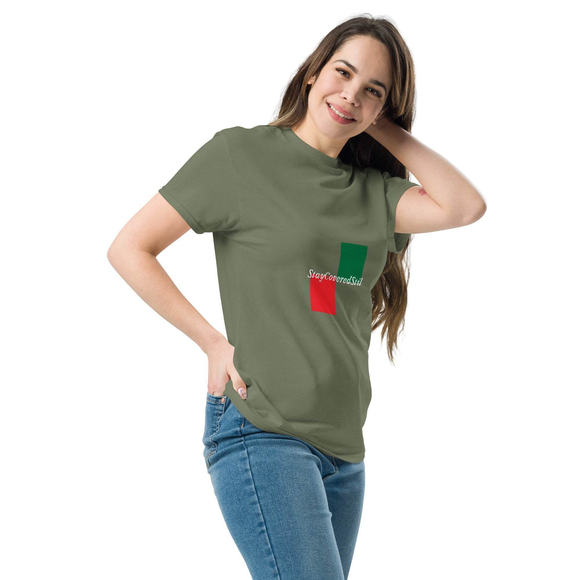 Klassisches Unisex T-Shirt - Stay Covered Stil - Stay Covered