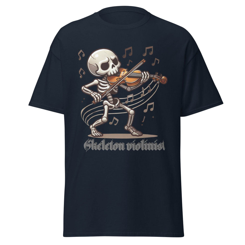 T-Shirt Unisex classic - Skeleton violinist - Stay Covered