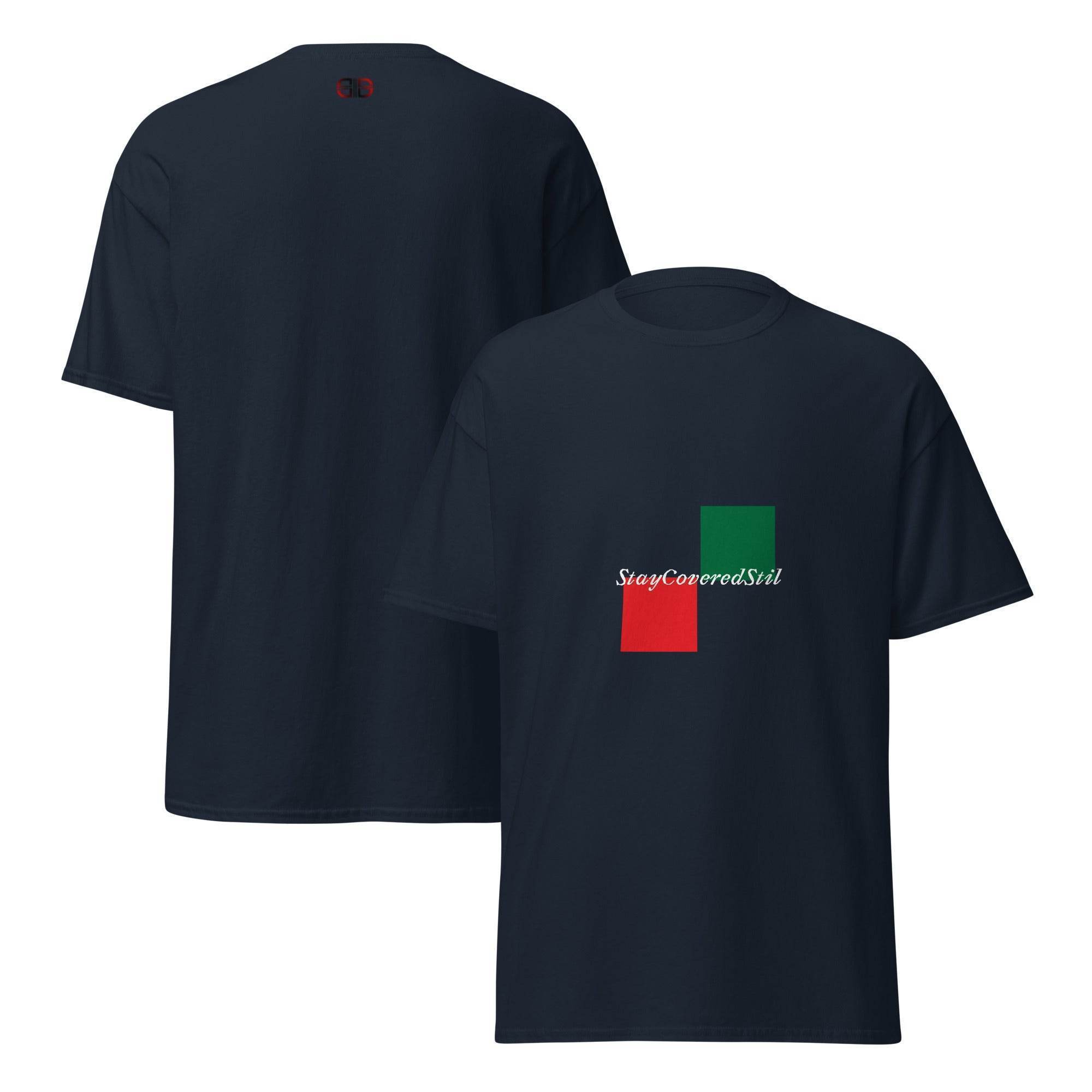 Klassisches Unisex T-Shirt - Stay Covered Stil - Stay Covered