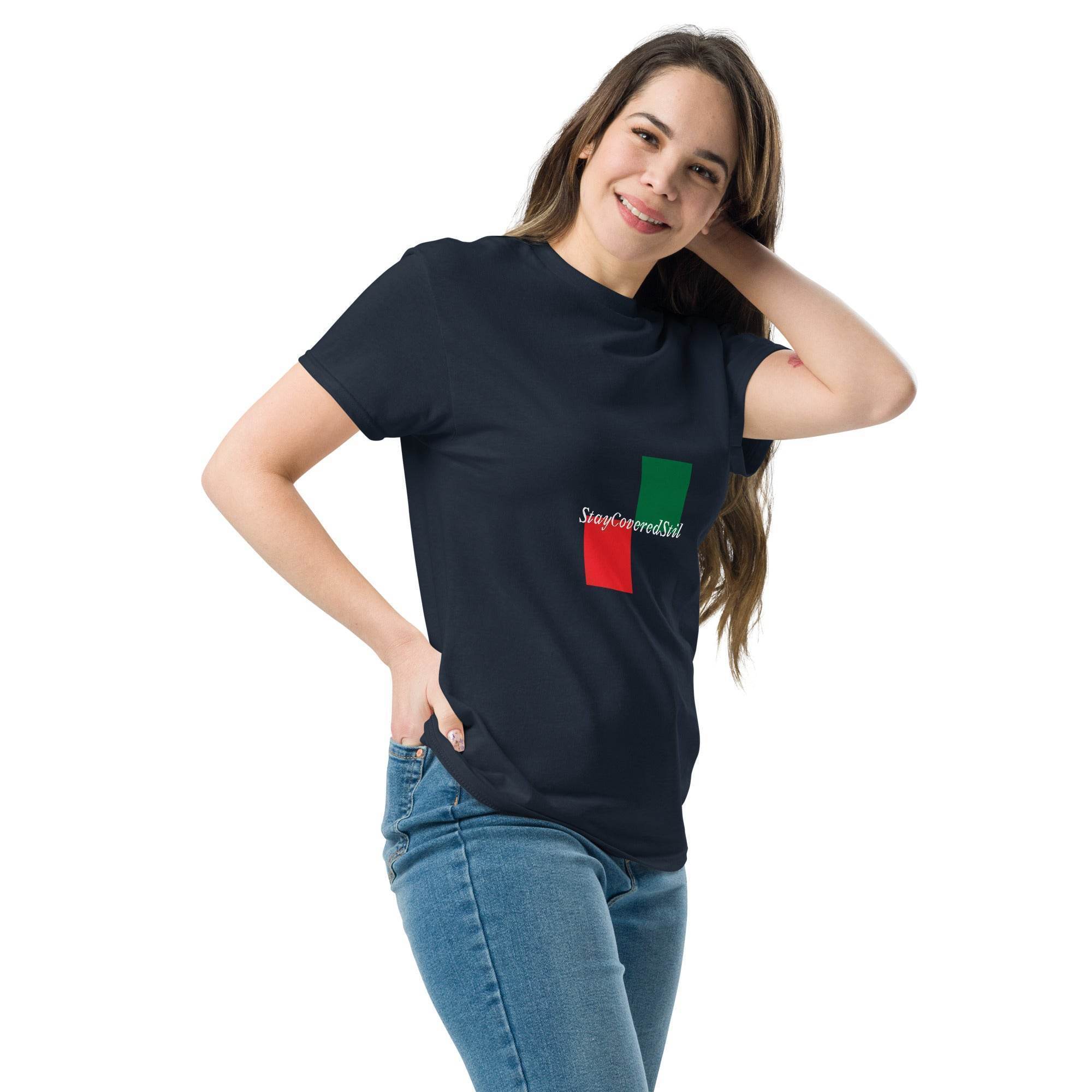 Klassisches Unisex T-Shirt - Stay Covered Stil - Stay Covered