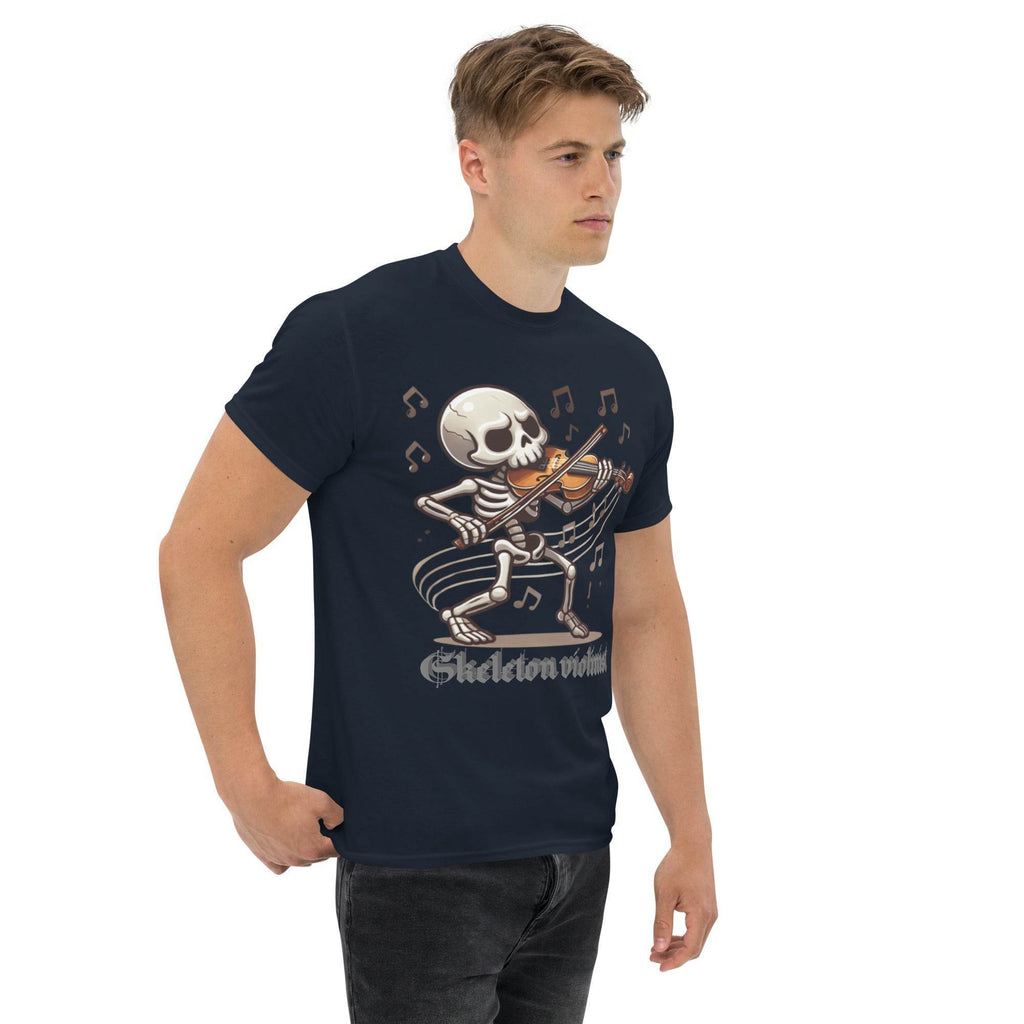 T-Shirt Unisex classic - Skeleton violinist - Stay Covered