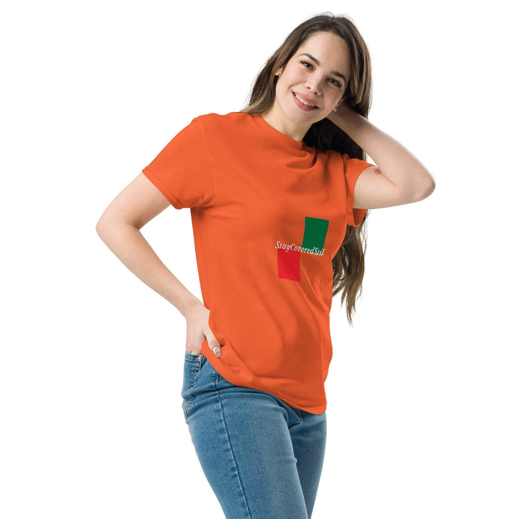 Klassisches Unisex T-Shirt - Stay Covered Stil - Stay Covered