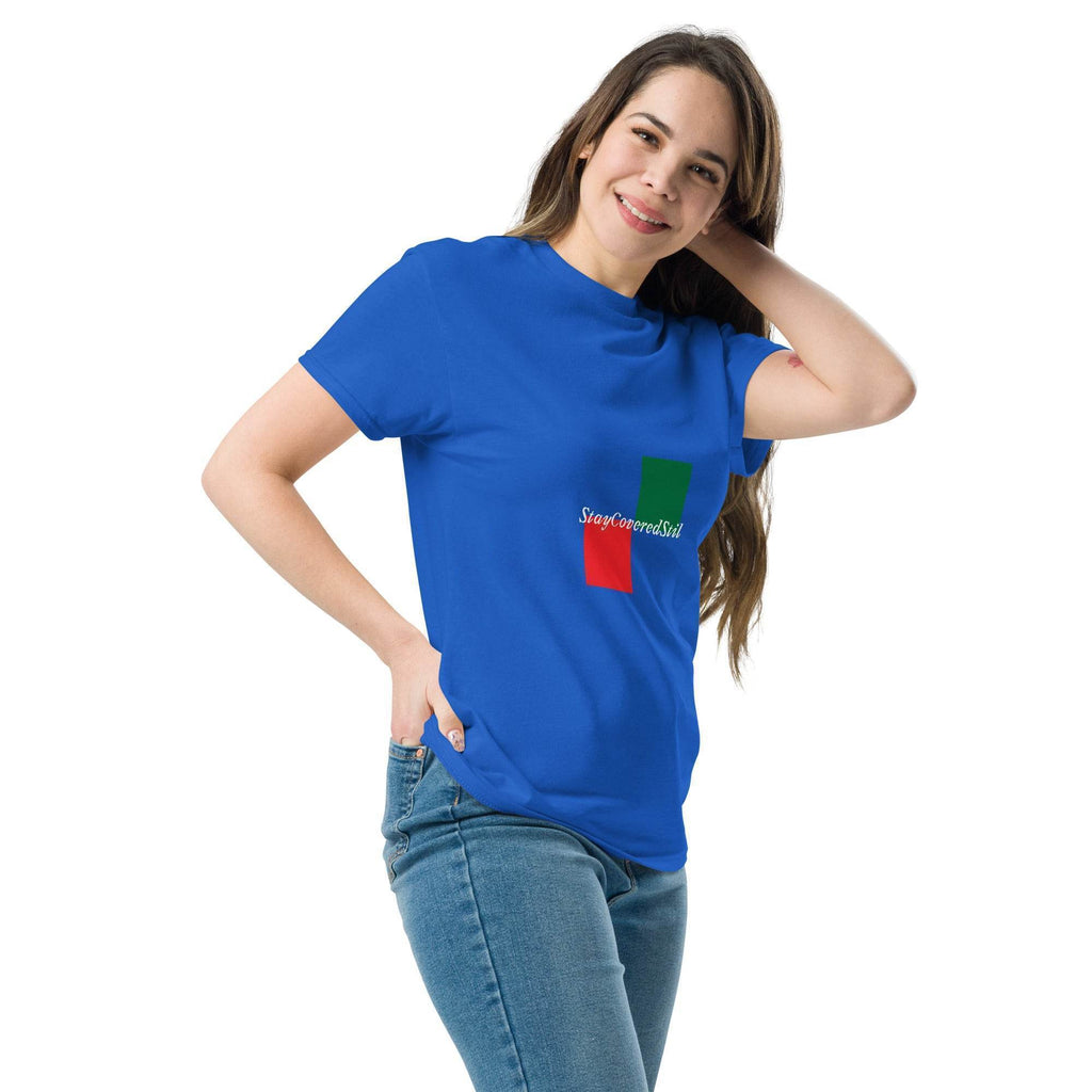 Klassisches Unisex T-Shirt - Stay Covered Stil - Stay Covered