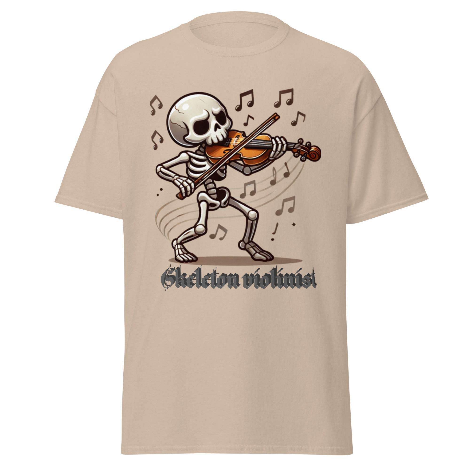 T-Shirt Unisex classic - Skeleton violinist - Stay Covered