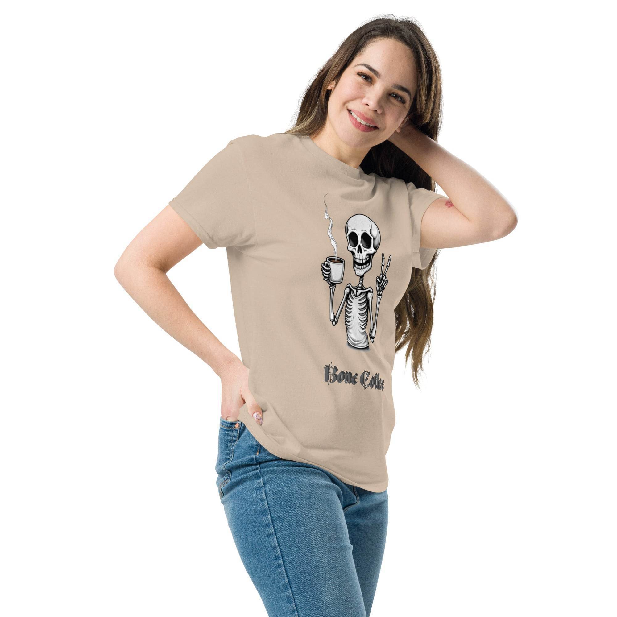 Unisex classic T-Shirt - Bone Coffee - Stay Covered