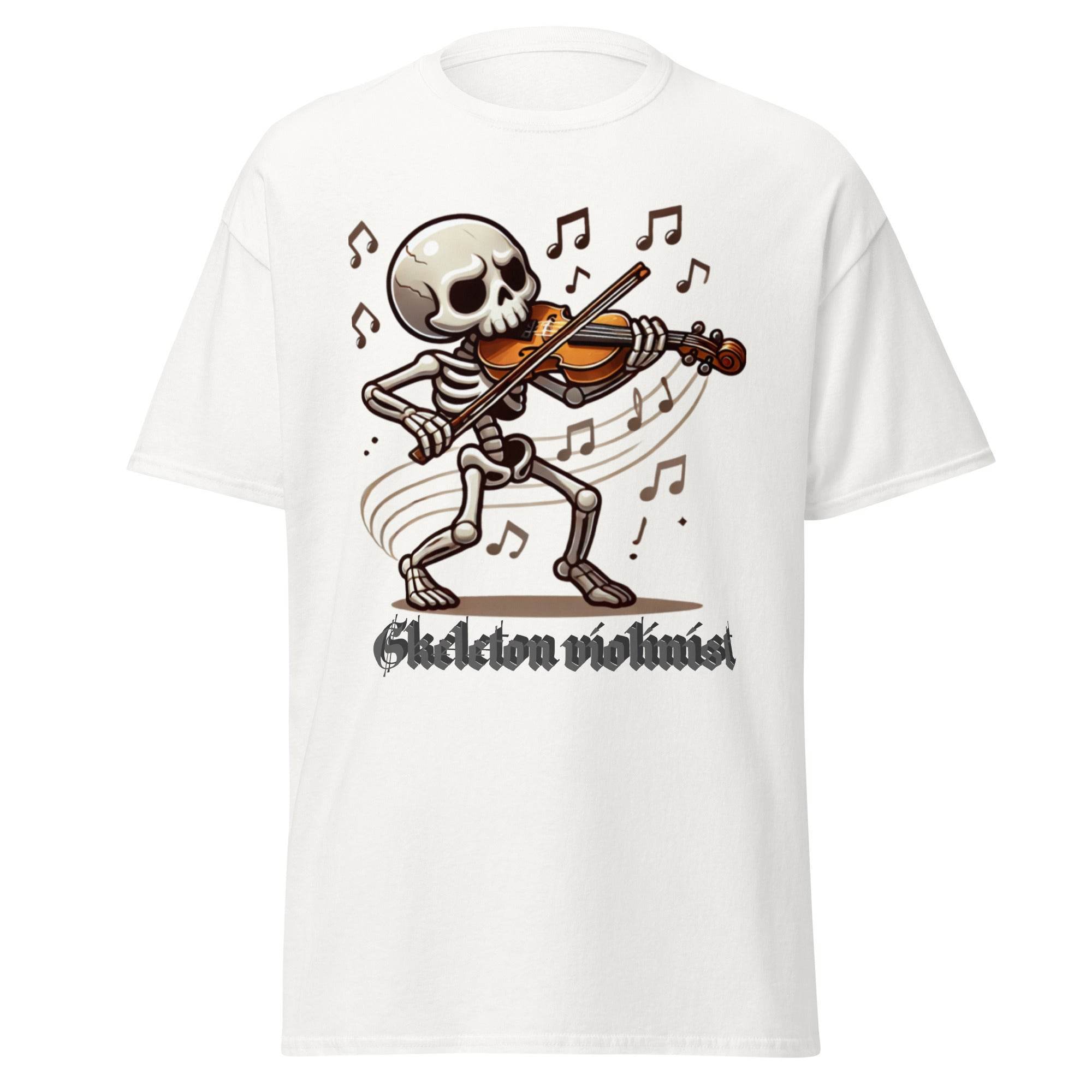 T-Shirt Unisex classic - Skeleton violinist - Stay Covered