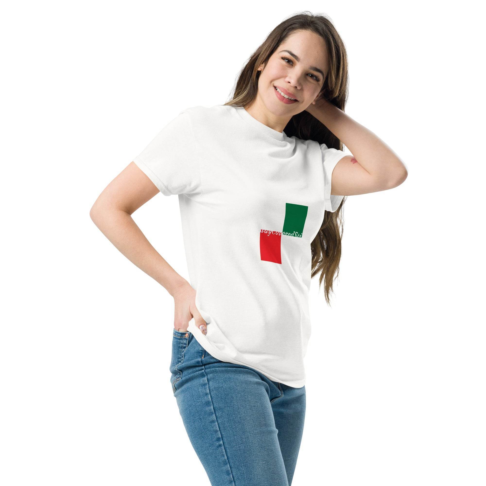 Klassisches Unisex T-Shirt - Stay Covered Stil - Stay Covered