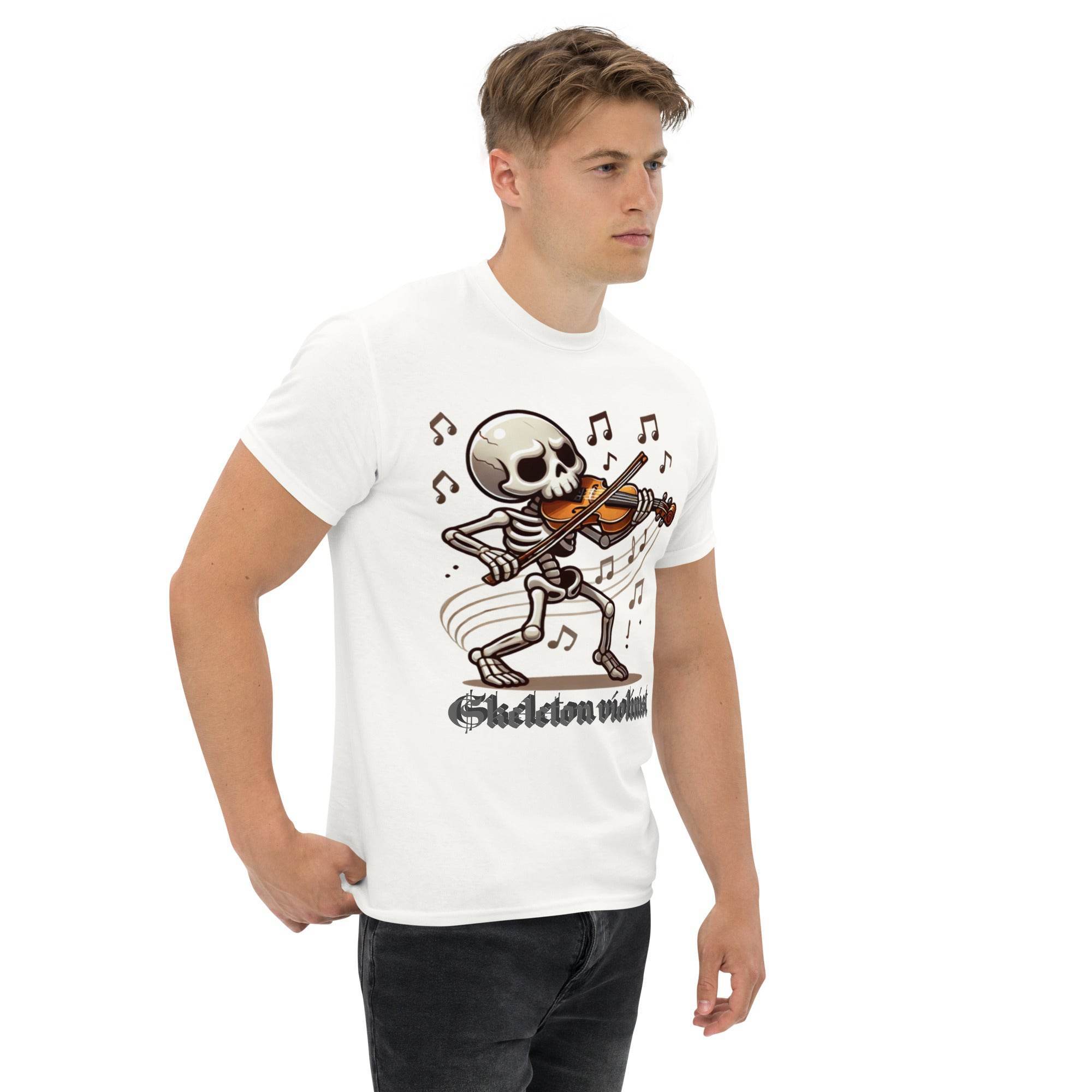T-Shirt Unisex classic - Skeleton violinist - Stay Covered