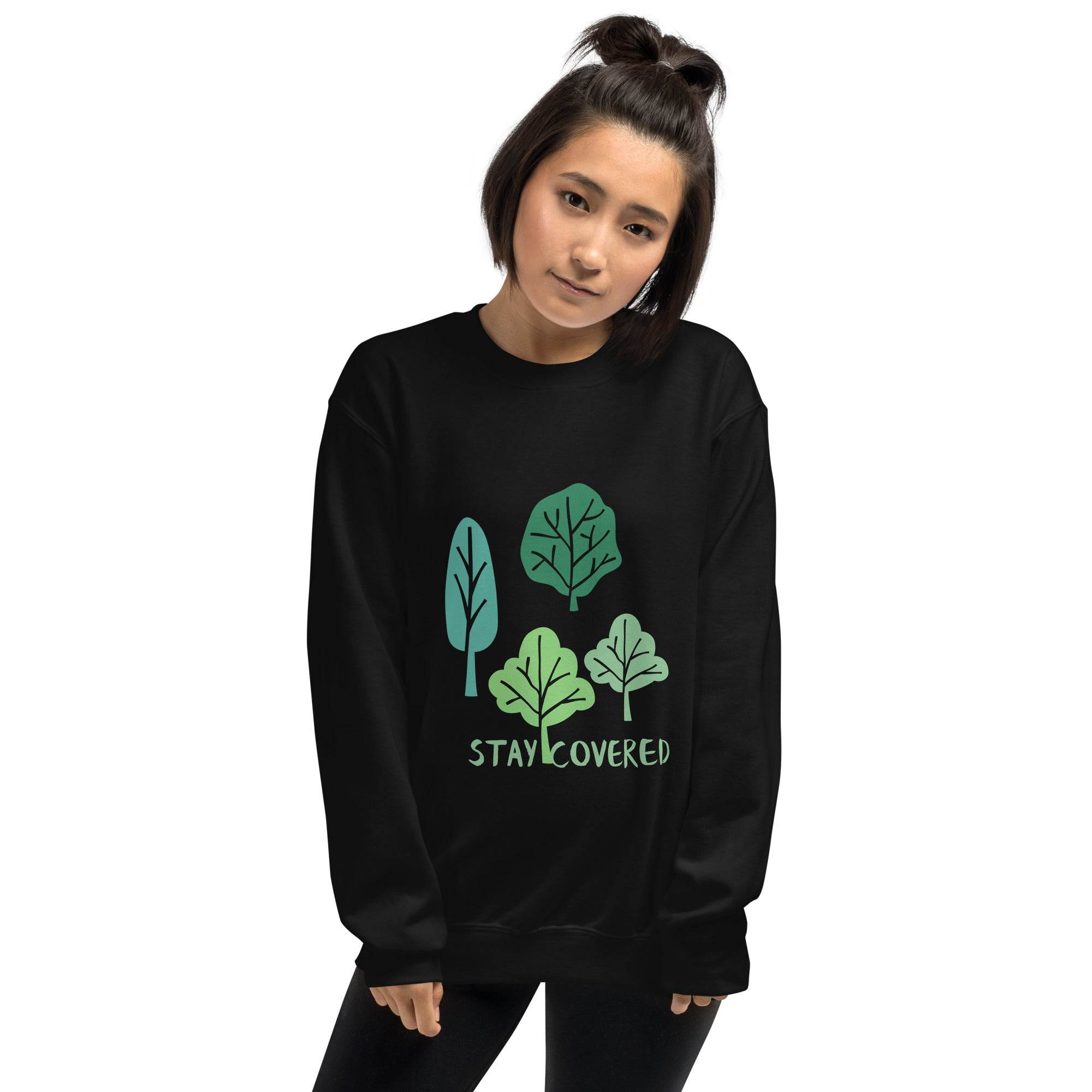 Sweatshirt Green - Stay Covered