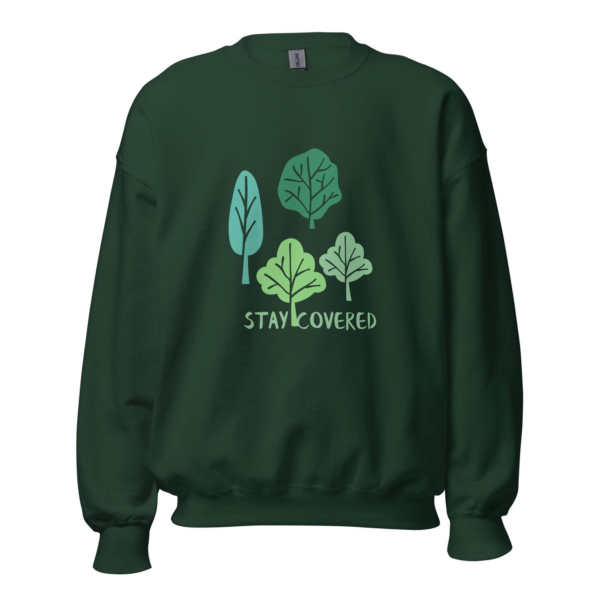 Sweatshirt Green - Stay Covered
