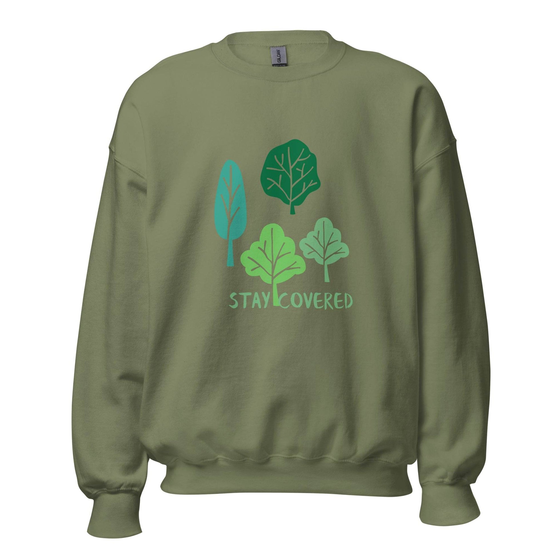 Sweatshirt Green - Stay Covered