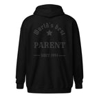 Unisex Zip Hoodie - Best parent - Stay Covered