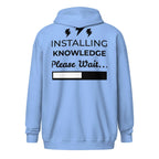 Unisex Zip Hoodie - knowledge - Stay Covered