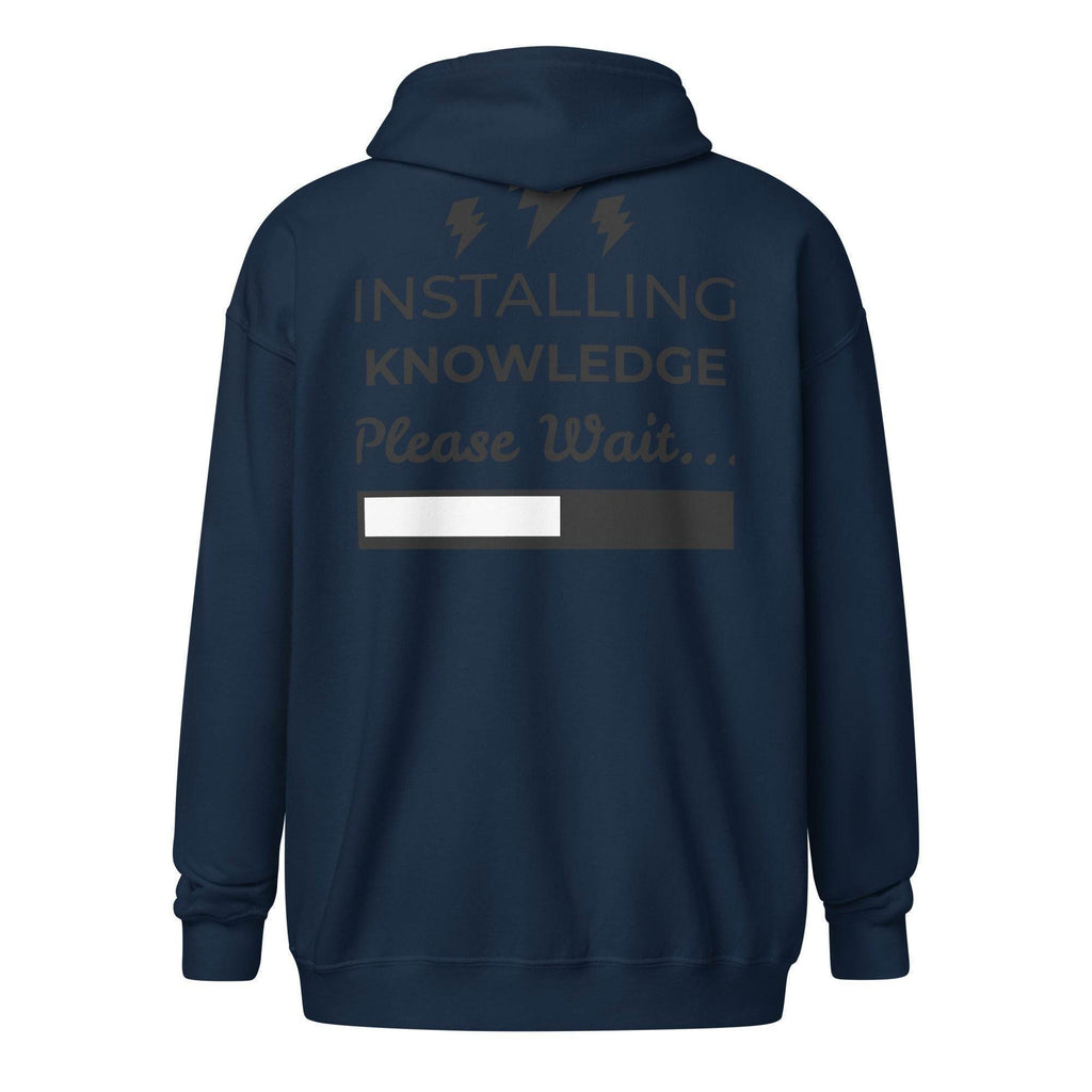 Unisex Zip Hoodie - knowledge - Stay Covered