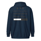 Unisex Zip Hoodie - knowledge - Stay Covered