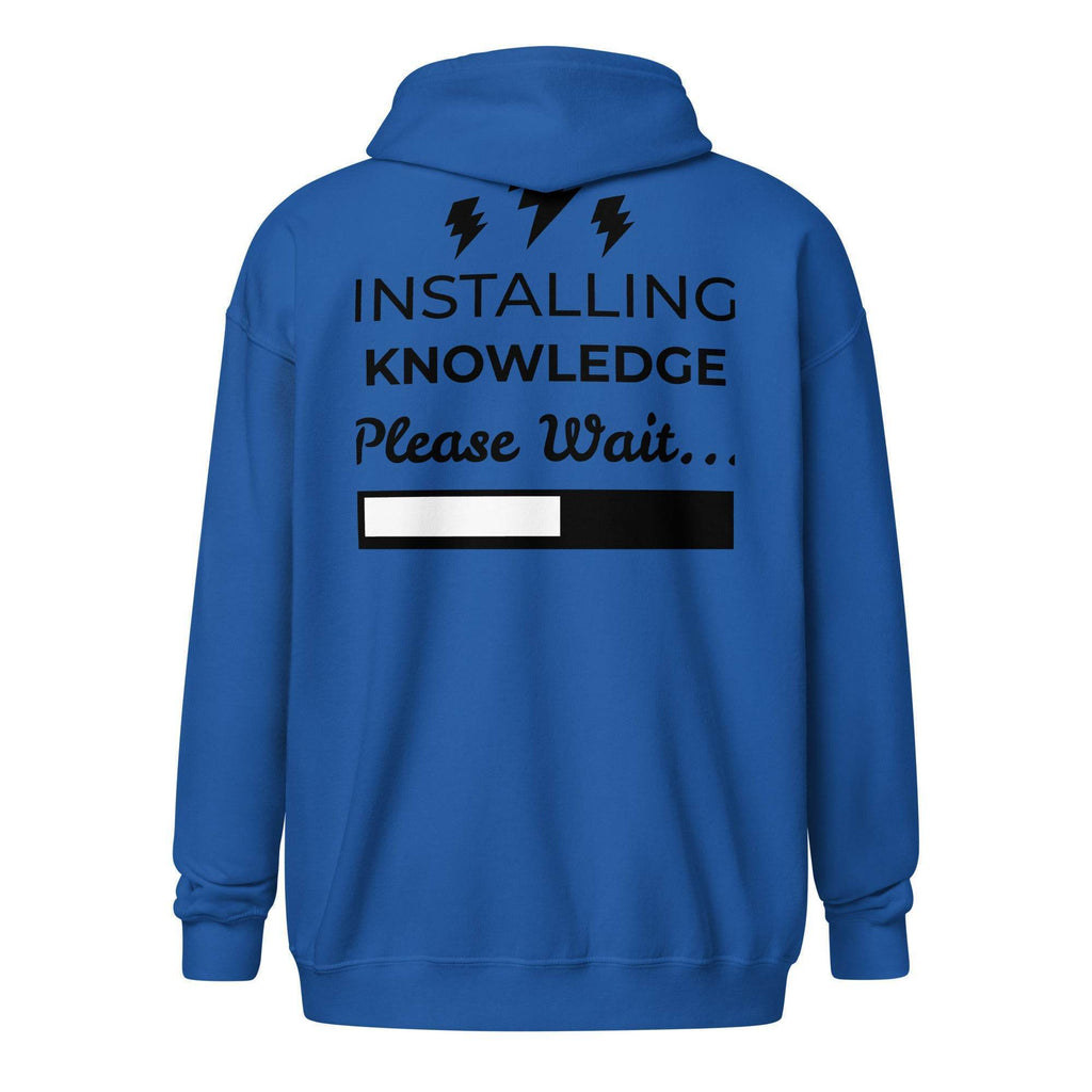 Unisex Zip Hoodie - knowledge - Stay Covered