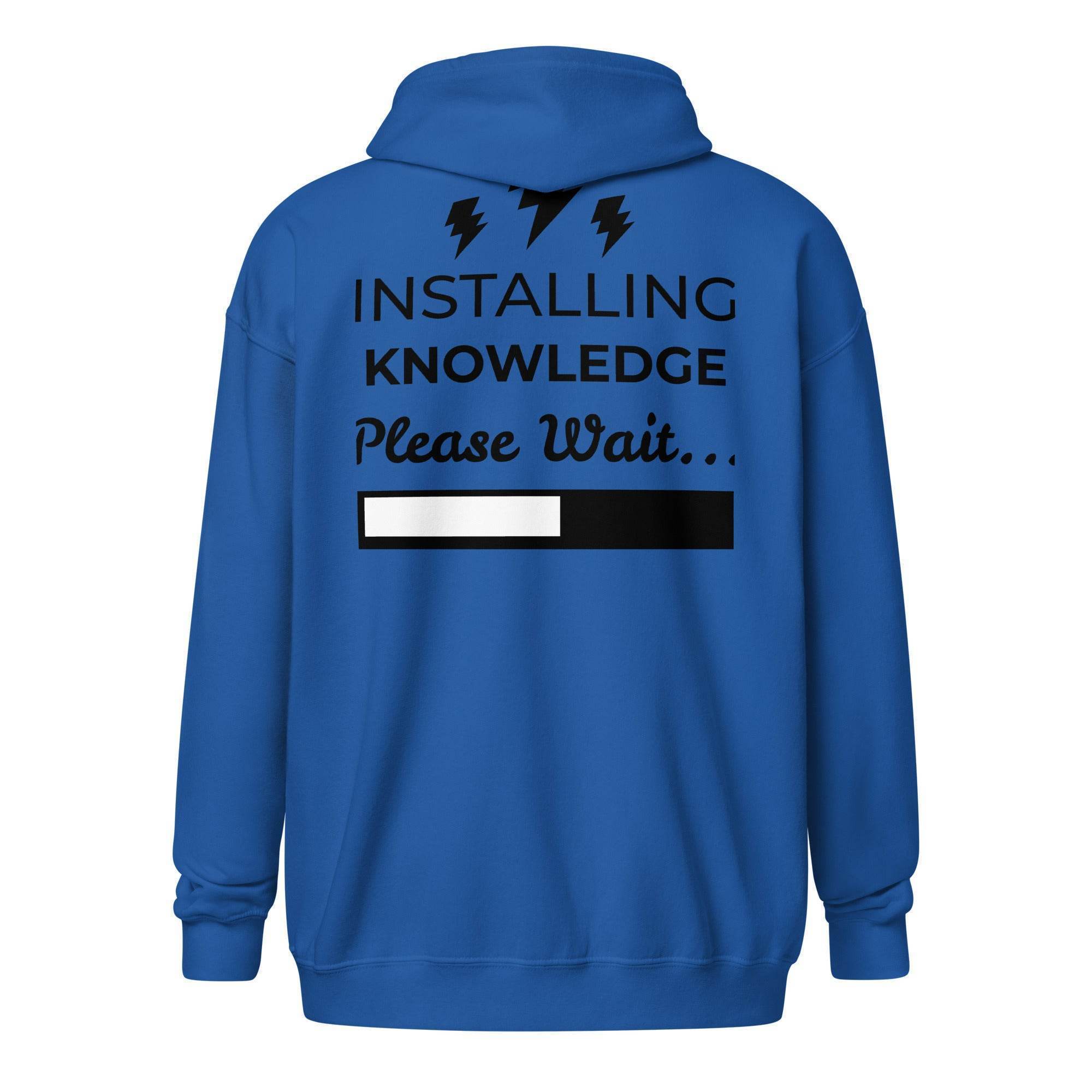 Unisex Zip Hoodie - knowledge - Stay Covered