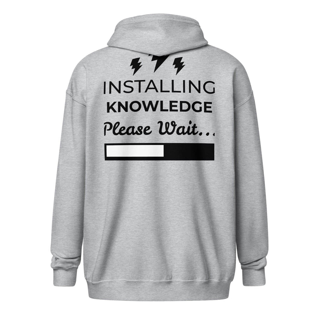 Unisex Zip Hoodie - knowledge - Stay Covered