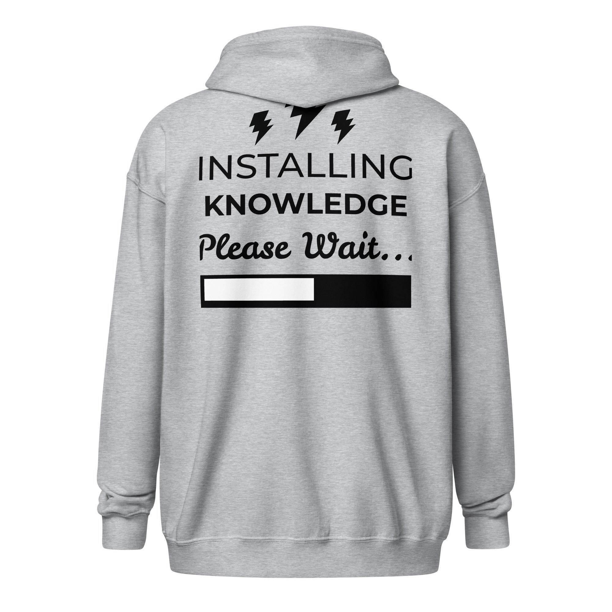 Unisex Zip Hoodie - knowledge - Stay Covered