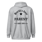 Unisex Zip Hoodie - Best parent - Stay Covered