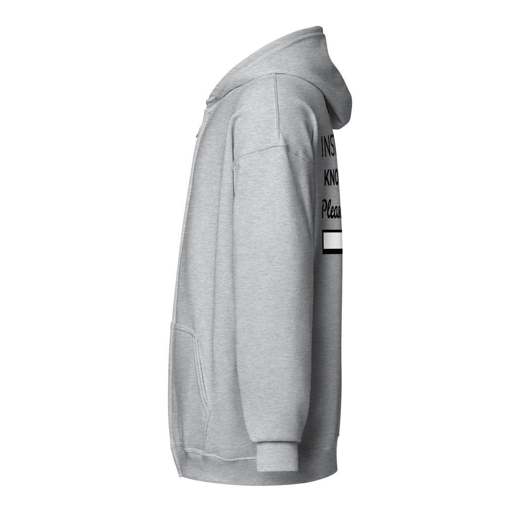 Unisex Zip Hoodie - knowledge - Stay Covered