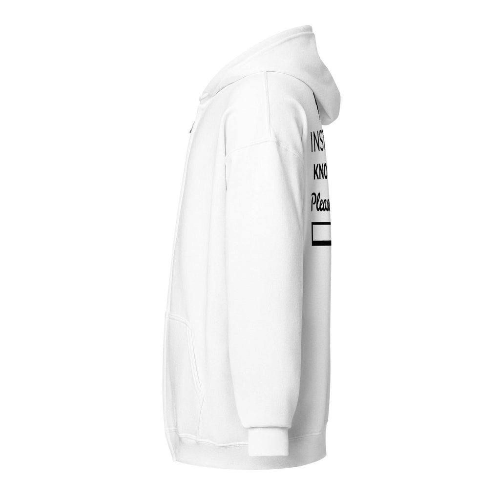 Unisex Zip Hoodie - knowledge - Stay Covered
