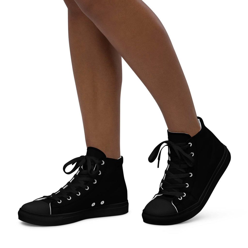Damenschuhe high top Classic - Schwarz - Stay Covered
