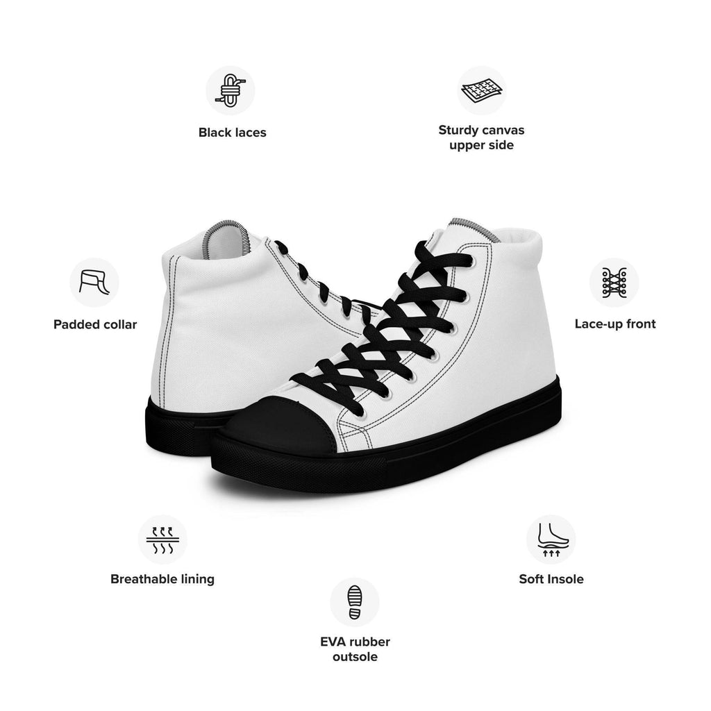 Damenschuhe high top Classic - Weiß - Stay Covered