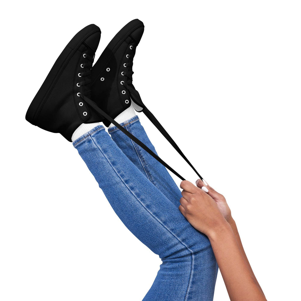Damenschuhe high top Classic - Schwarz - Stay Covered
